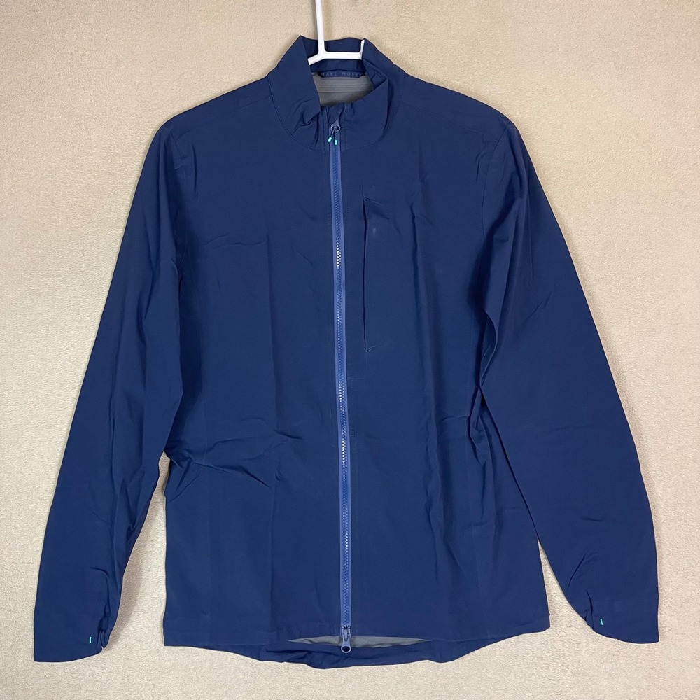 MYLES Make Moves Blue Polartec Lightweight Full Zip Jacket Size S‎